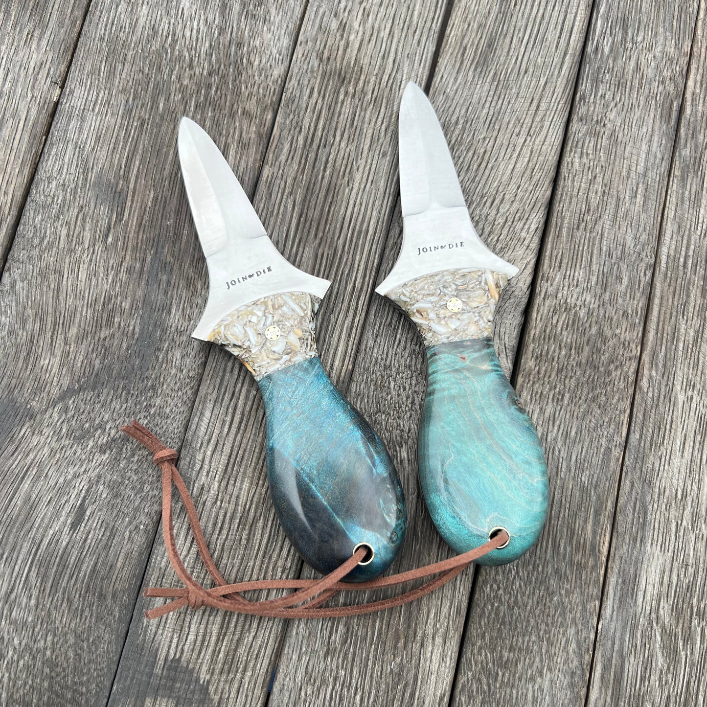Edisto Oyster Knife with Oyster Shell Handle