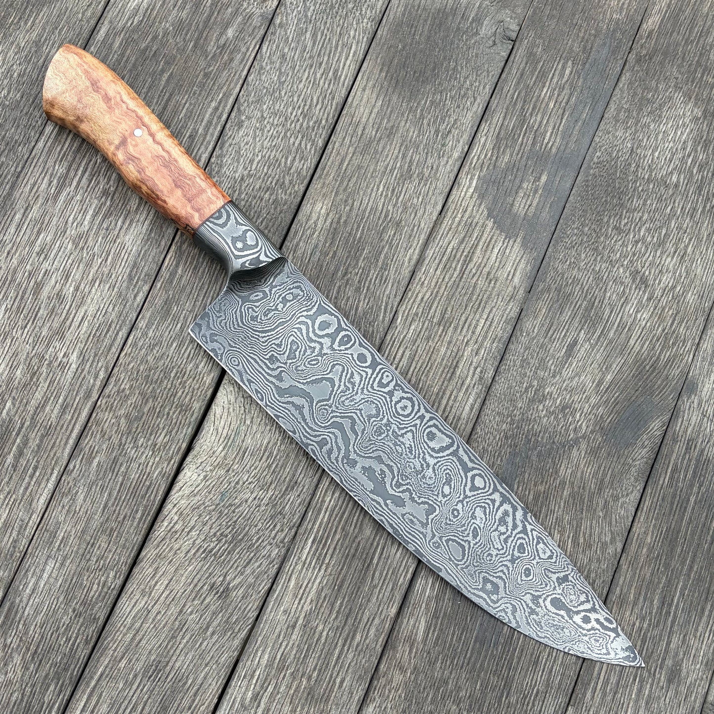 Integral Damascus Chef Knife