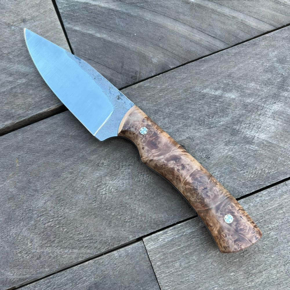 
                  
                    Forged hunter - Stabilized Maple burl
                  
                