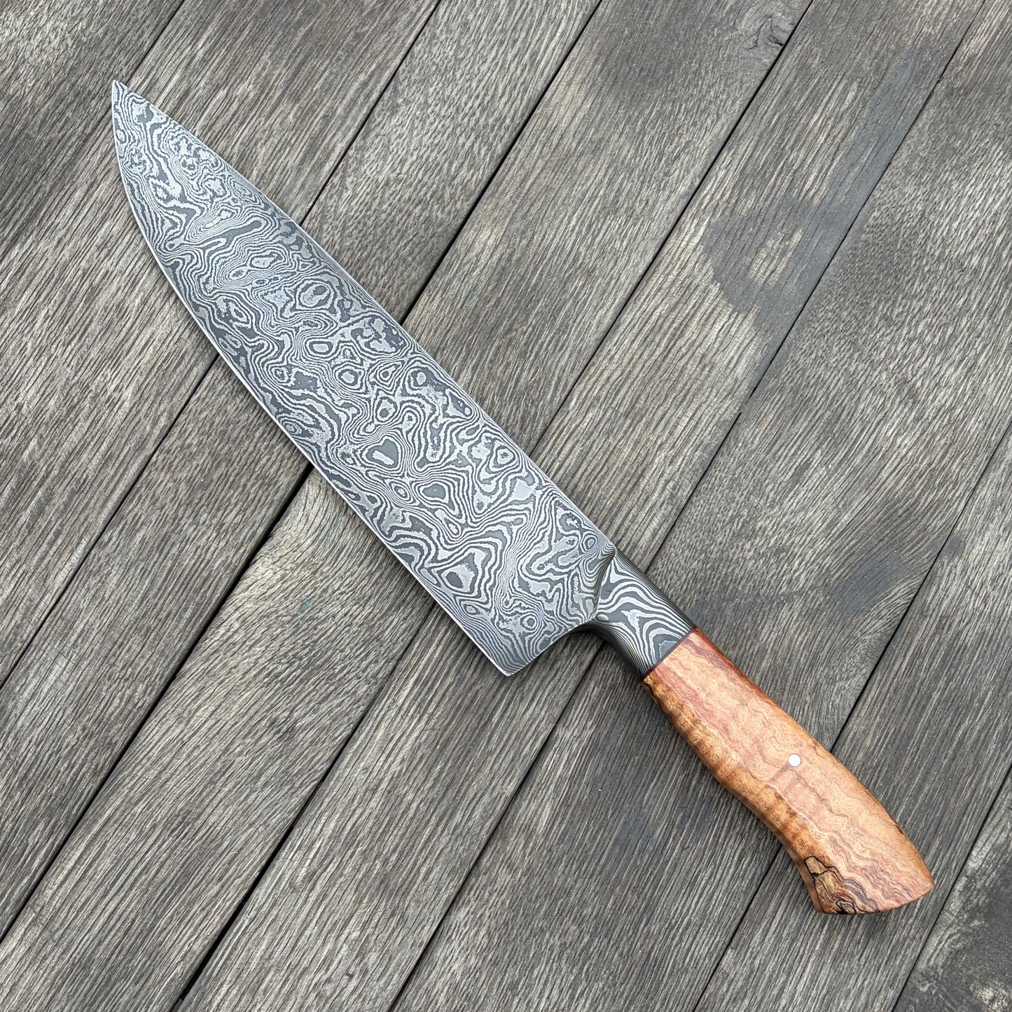 Integral Damascus Chef Knife