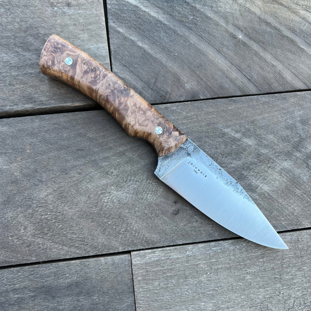 
                  
                    Forged hunter - Stabilized Maple burl
                  
                