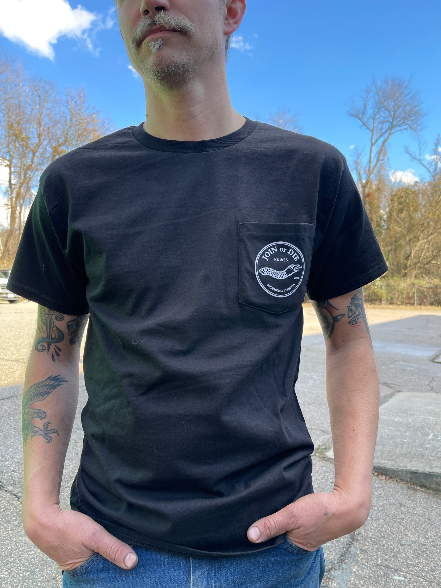 Join or Die Challenge Coin Tee